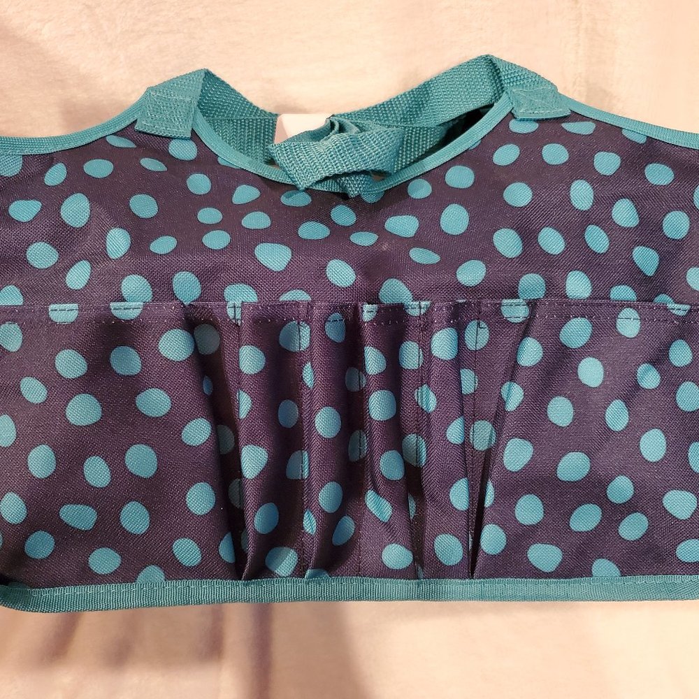 Thirty-One Keep It Tote - Navy Lotsa Dots